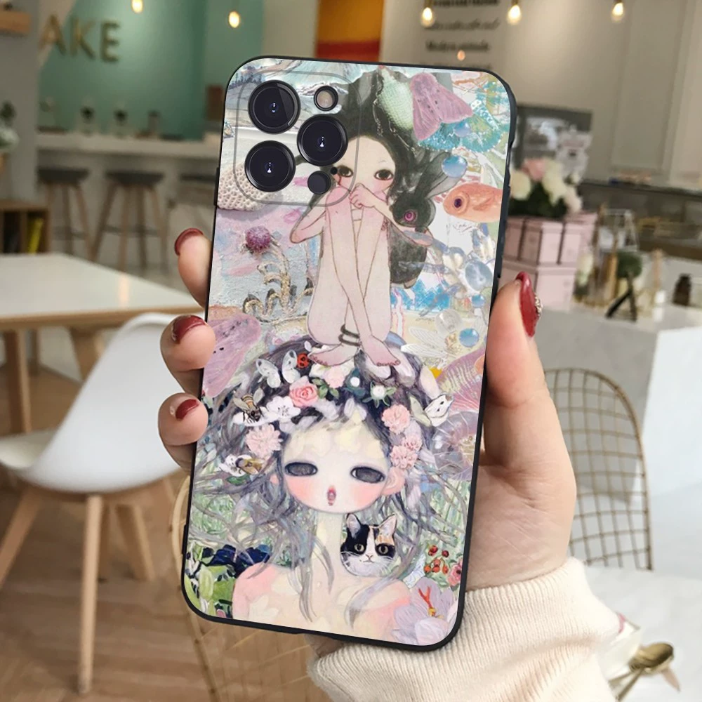 Совместимый чехол для Apple мобильного телефона Aya Takano чехол для iPhone 14 11 12 13 mini Pro ma