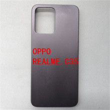 适用于OPPO Realme C35手机壳皮套喷油素材彩绘贴皮水贴PC手机壳