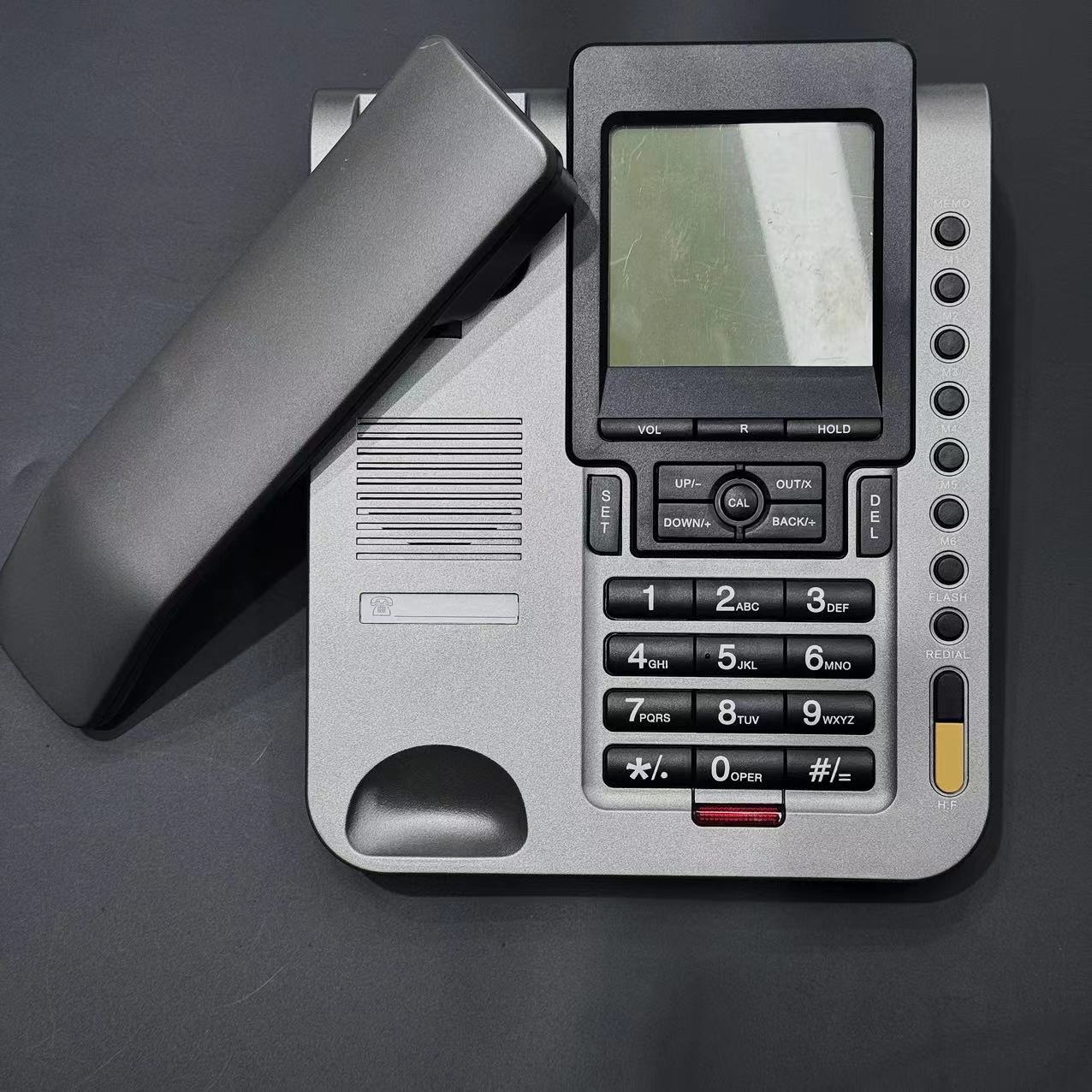 英文电话机 中性无logo固定座机来电显示 商务办公酒店前台 现货