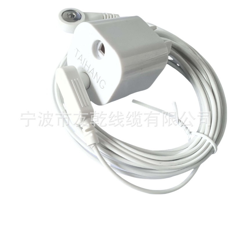 Cross-Border E-Commerce Cable, American Grounding Adapter Splitter Adapter Grounding Product, Connects to American Type B Plug
