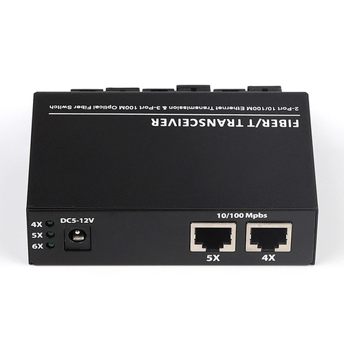 LHGD 100Mbps Single-Mode Fiber optic transmitter/receiver 100Mbps switch optical-electrical converter SC interface one unit