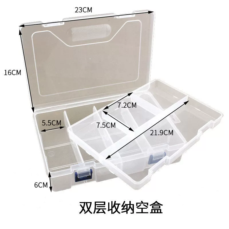 Storage box, hair mesh, big transparent plastic storage system