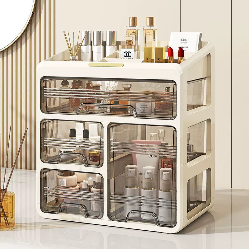 Туалетный столик, стеллаж для хранения масок, продукт для ухода за кожей, пылезащитный ящик для хранения, коробка для хранения косметики, настольный ящик