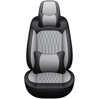 Seat cushion, seat cover Cushion - jjl-elegant-gray-single-seat-deluxe-edition