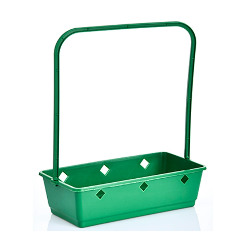 Фабрика прямые поставки квадратный фестиваль Цинмин пластиковая Цветочная корзина пластиковая портативная жертвенная Цветочная корзина моделирование Цветочная композиция цветок синий оптом