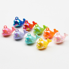 気泡ゼリー夜光実彩クジラペンダント携帯チェーンキーホルダーアクセサリー立体材料diyアクセサリーアクセサリーアクセサリー