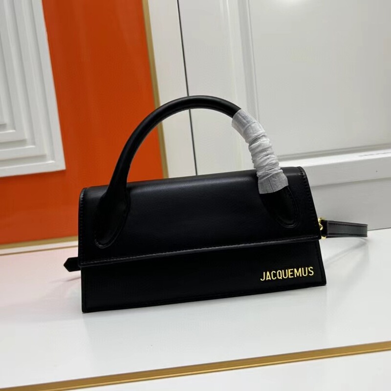 Jacquemus Niche Design Ins French Crossbody Brand Fashion Flip Texture Handbag Single Shoulder Oblique Accessible Luxury Jacquemus Niche Design Ins French Crossbody Brand Fashion Flip Texture Handbag Single Shoulder Oblique Accessible Luxury