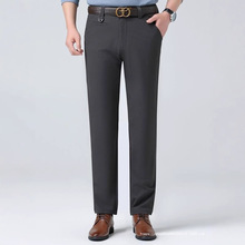 品牌男士休闲裤工装2025秋冬新款中老年高腰大码爸爸装时尚长裤男