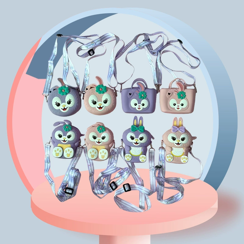 2025 новая звезда Dailu детская сумка милая маленькая принцесса милая силиконовая детская сумка на плечо