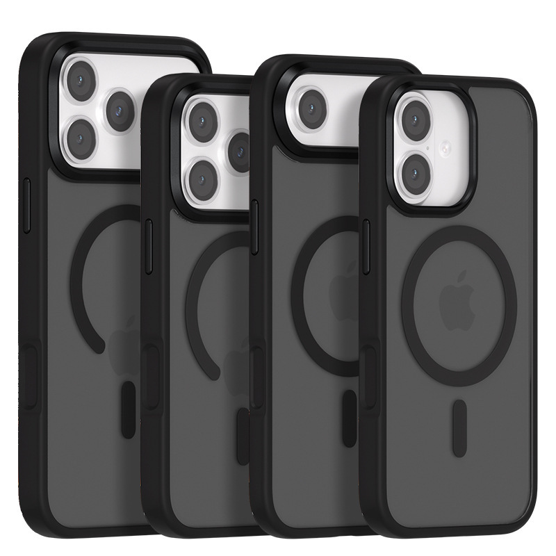 适用iPhone17promaxN52强磁手机壳苹果17p磁吸手机壳15肤感保护套|undefined