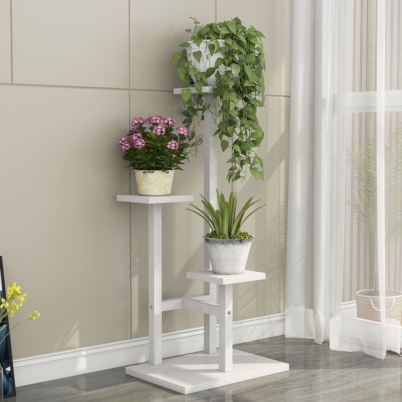 Estante de flores Estante de piso a la sala de estar Estante de piso Balcón Estante de macetas minimalista moderno Estante de varias capas Estante de flores de hierro y carne verde