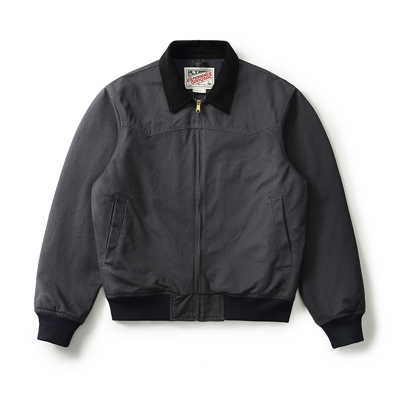 Shenwu American Retro Work Jacket J14 Kaha Loose Autum Pure Cotton Heavy Canvas Lapel Jacket for Men