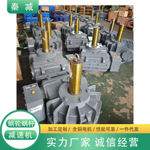 定制双级蜗杆齿轮减速器GCWU100GCWS125GCWO160圆弧齿蜗轮减速机