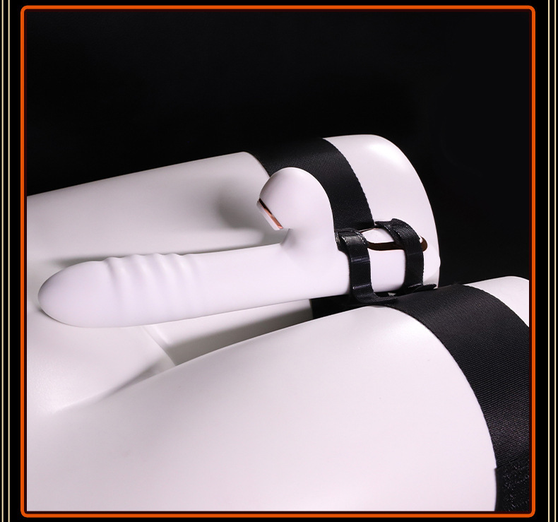 Jiuai Silicone Vibrator Massage Gun Style Adult Toy with Electric Button Control, Black — detail image 24