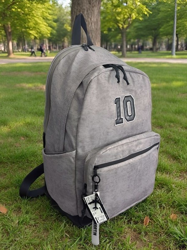 Mochila Escolar de Gran Capacidad de Poliéster Impermeable, Transpirable para Escuela Secundaria