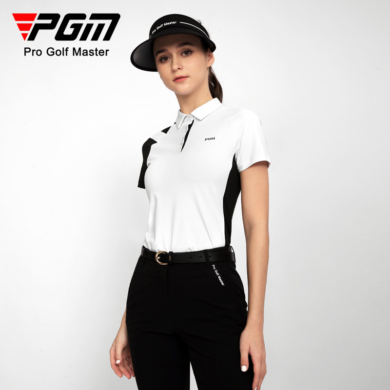 Áo thun golf nữ ngắn tay thể thao thoáng khí nhanh khô — Yf551-màu xanh lá cây, YF551-màu trắng, KUZ149-Màu đen, KUZ149-màu trắng