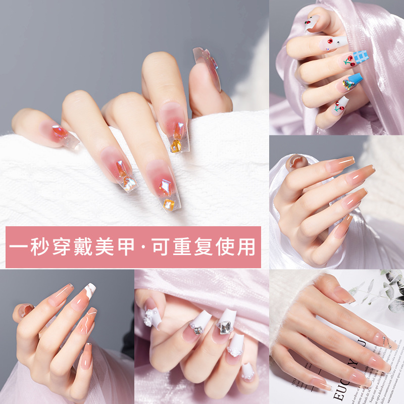 Wearable nail 2023 new short nail piece...