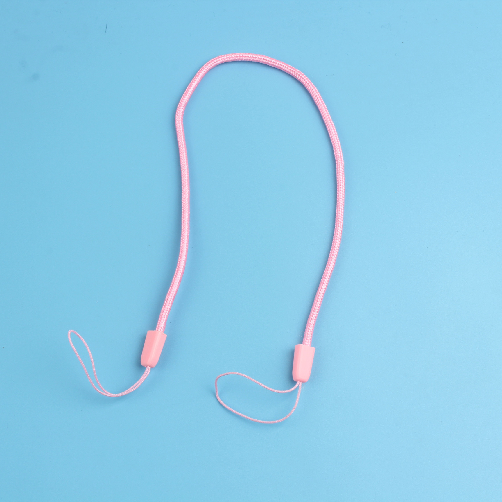 Multifunctional long nylon double-ended lanyard, elastic cord for front desk writing pen display, anti-loss hanging strap