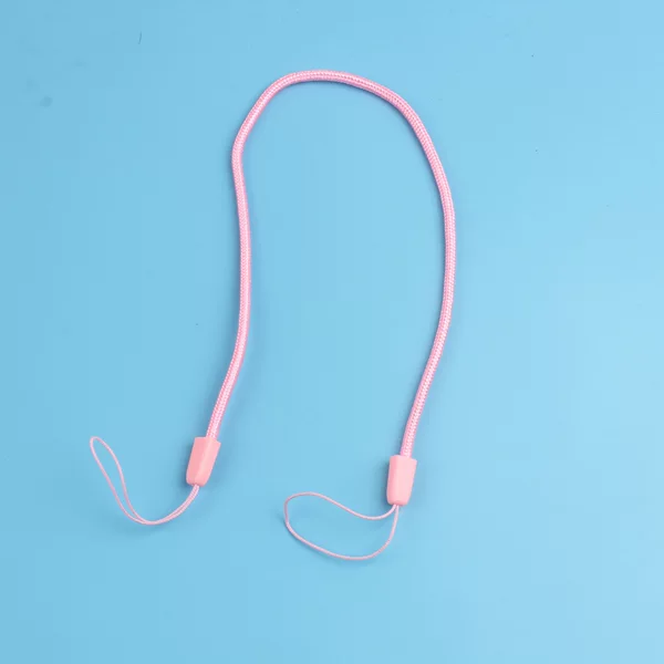 Multifunctional long nylon double-ended lanyard, elastic cord for front desk writing pen display, anti-loss hanging strap