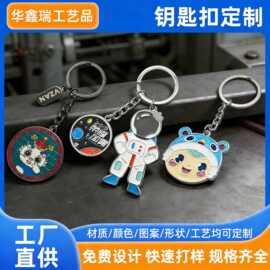 金属钥匙扣定制 锌合金烤漆珐琅卡通动漫 企业logo文创礼品定做
