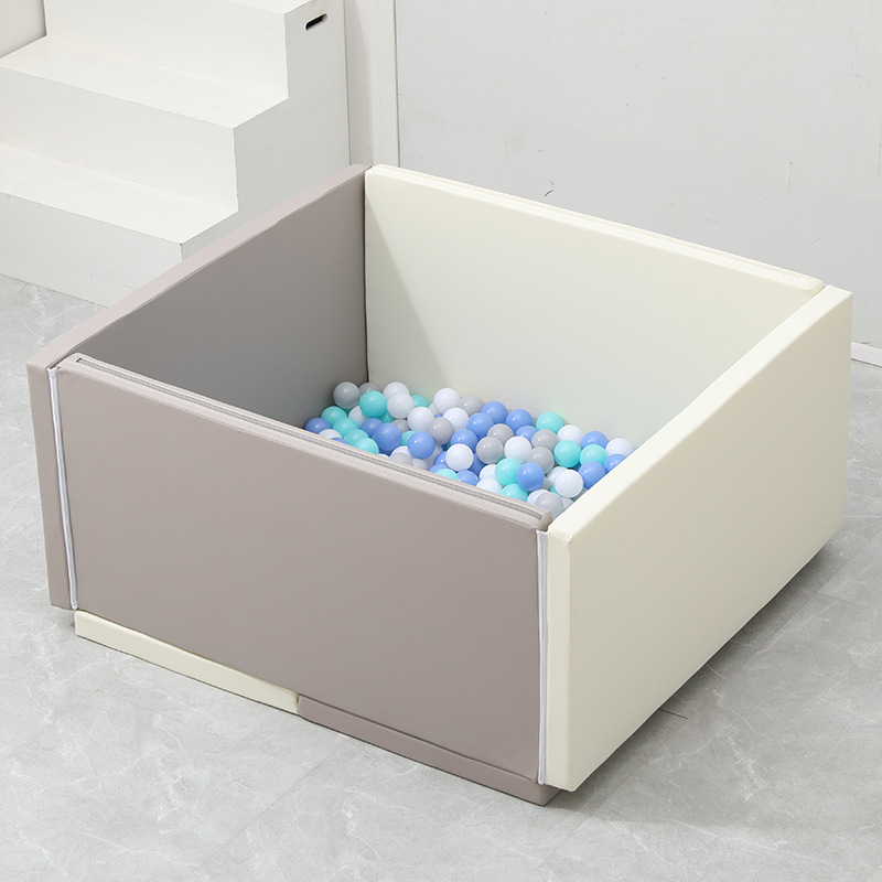 Children's Soft Ball Pool Fence Removable Crawling Mat Fence Two-Use Pu Mat Baby Ocean Ball Pool Fence Toy