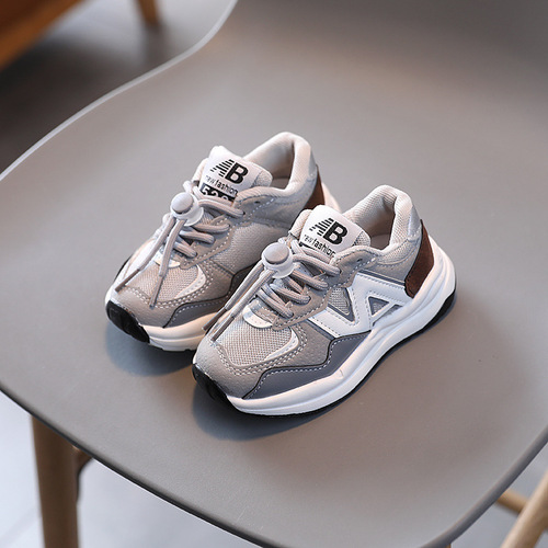 Boys' sports shoes 2024 spring new style baby girl's dad's shoes children's casual shoes boys' shoes drop shipping