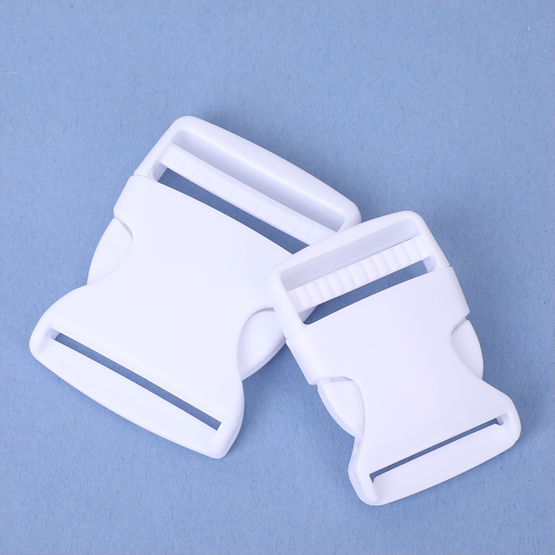 Stock stock hebilla de plástico blanco mochila correas hebilla de seguridad mochila escolar accesorios de ropa ajuste hebilla de hembra image 2