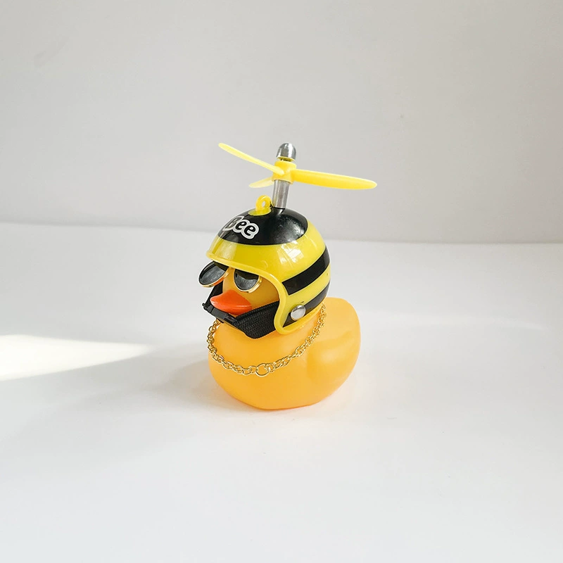 B.Duck, helmet, electric car with accessories, accessory