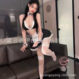 酥情情趣内衣家居性感露背大码代发网红可爱情调女仆装制服诱惑纯