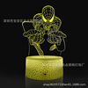 Creative night light, LED touch table lamp, suitable for import, 3D, remote control, Birthday gift