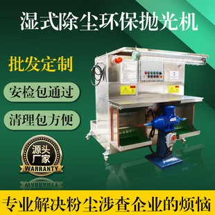Guangdong manufacturers hardware stainless steel vertical double-head water curtain wet environmental protection dust removal polishing machine polishing machine