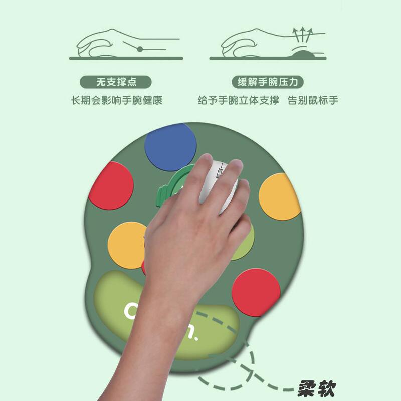 透明护腕鼠标垫女男手腕垫防滑办公室笔记本电脑键盘手托|undefined