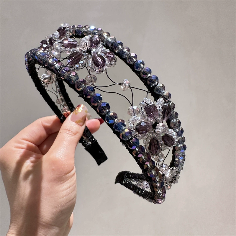 Fashionable Korean headband, brand hairpins, hair accessory, light luxury style, Chanel style, internet celebrity