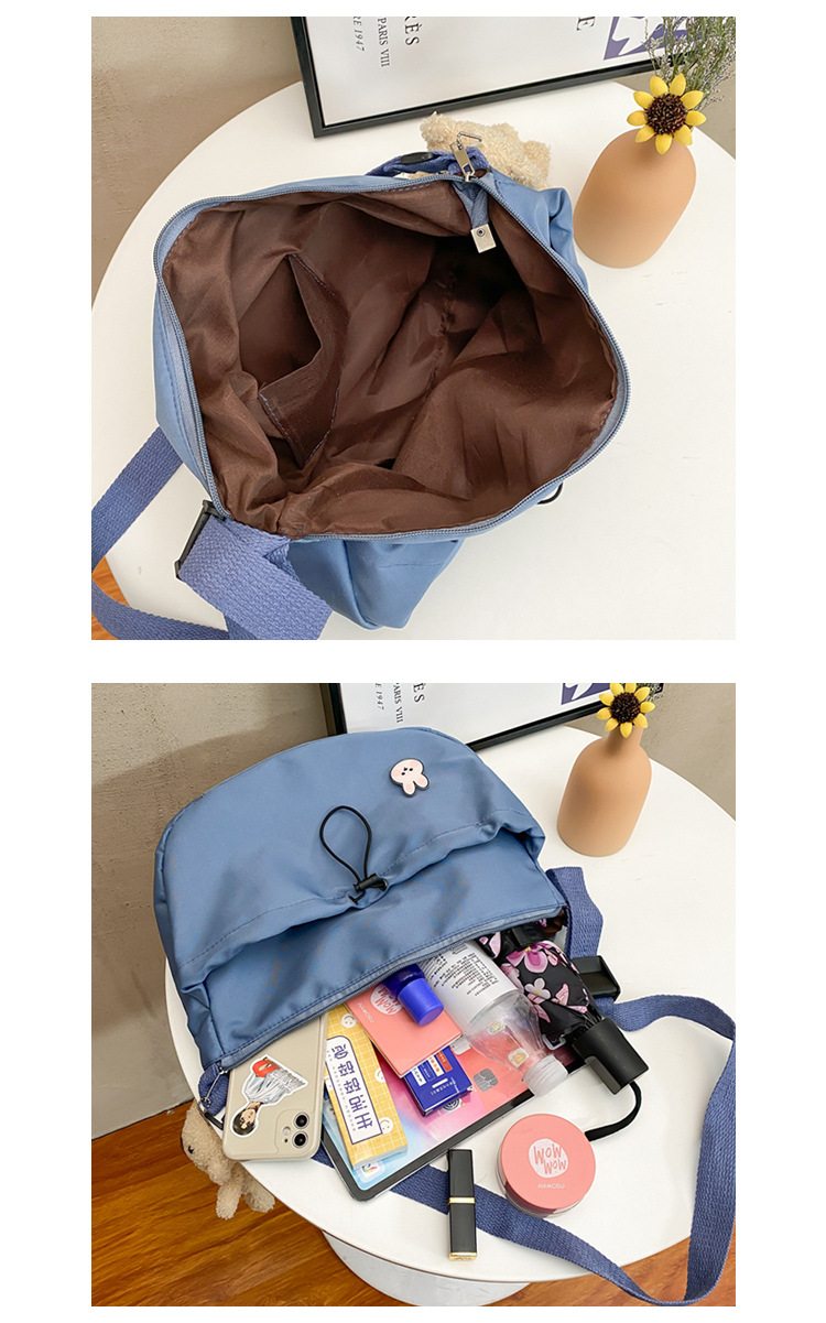 The new 2022 Little Bear canvas small bag for women is simple and versatile. The student dumpling bag is a trendy casual single-shoulder crossbody bag undefined