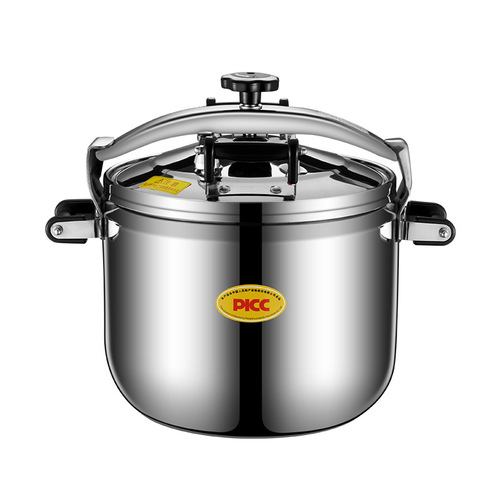 Large Capacity Explosion Proof Commercial Electric Stove Gas Universal Stainless Steel Double Base Pressure Cooker for Home Use