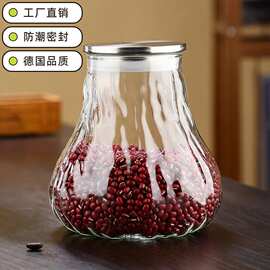 透明玻璃调料瓶防潮调味罐烧烤调料瓶家用厨房用品盐罐厂家批发