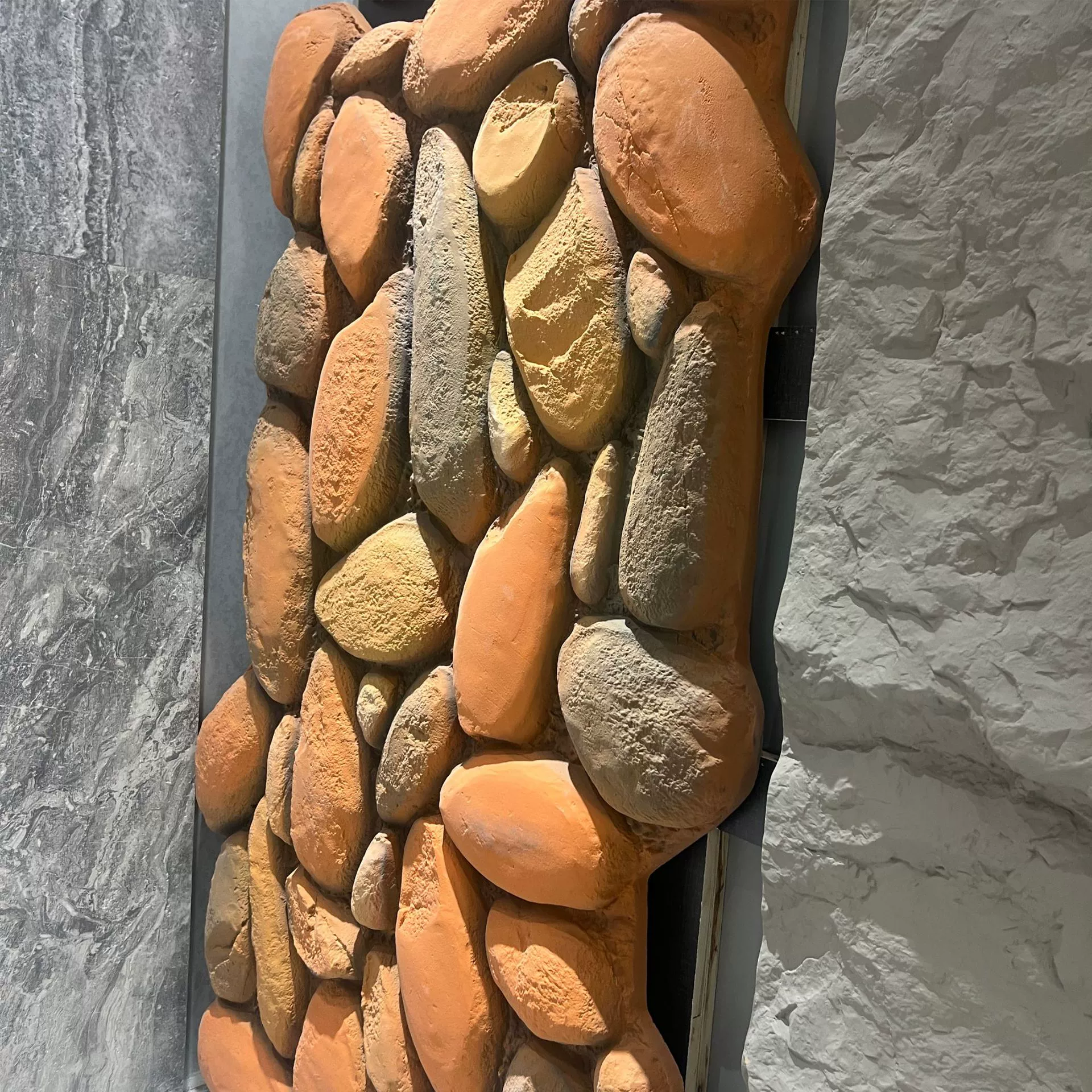 Усовершенствованные предметы интерьера и строительные материалы, супер новый материал, большие камни из полиуретана [высокая желтая]