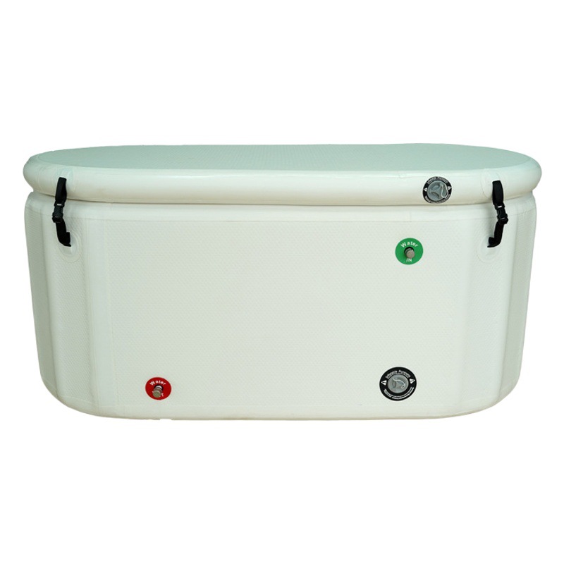 Inflable cubo de hielo atletas enfriamiento inflable baño PVC hogar hielo baño cubo bañera baño grande adulto