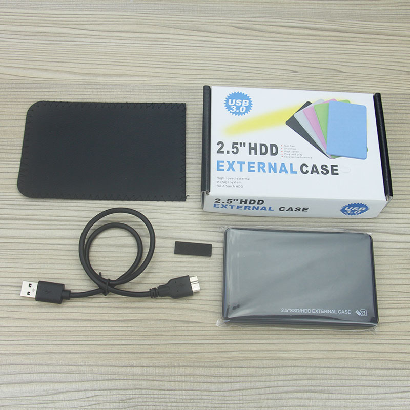 2.5 inch USB3.0 external mobile hard disk box mechanical SSD solid state sata serial port screwless tool-free shell