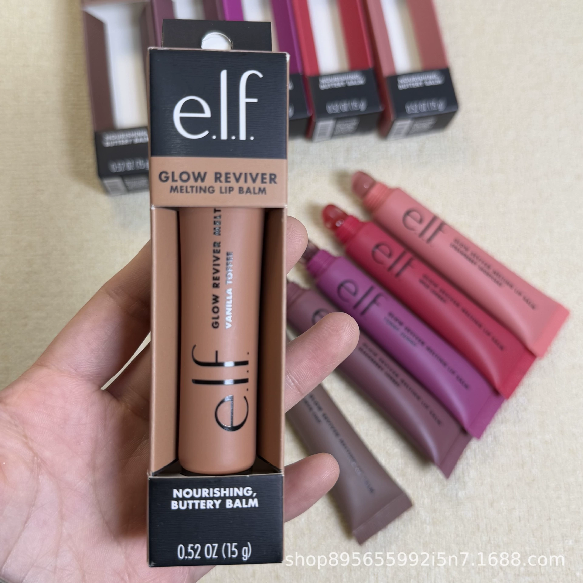 Elf новый продукт Glow Reviver тающая помада для губ с цветом, ароматизированная увлажняющая блеск для губ