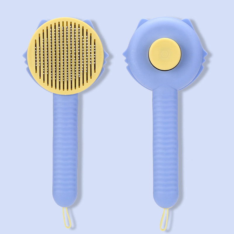 끈 떠 다니는 머리 빗 (파란색)