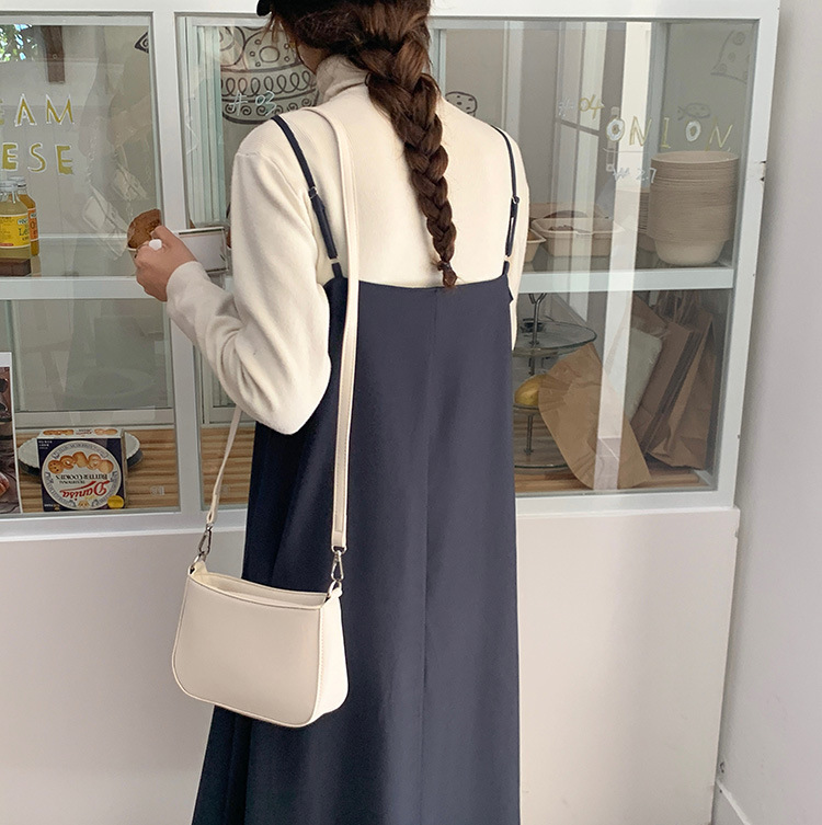 New niche design with high-end underarm stick bag, street PU single shoulder handbag, women's trend_voghion.com