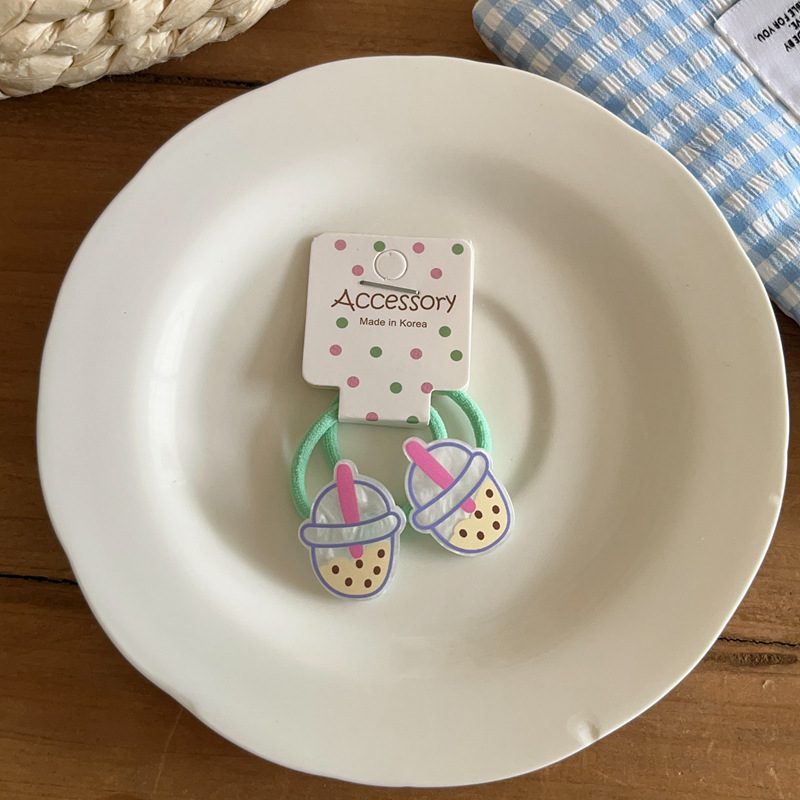 헤어끈-펄밀크티