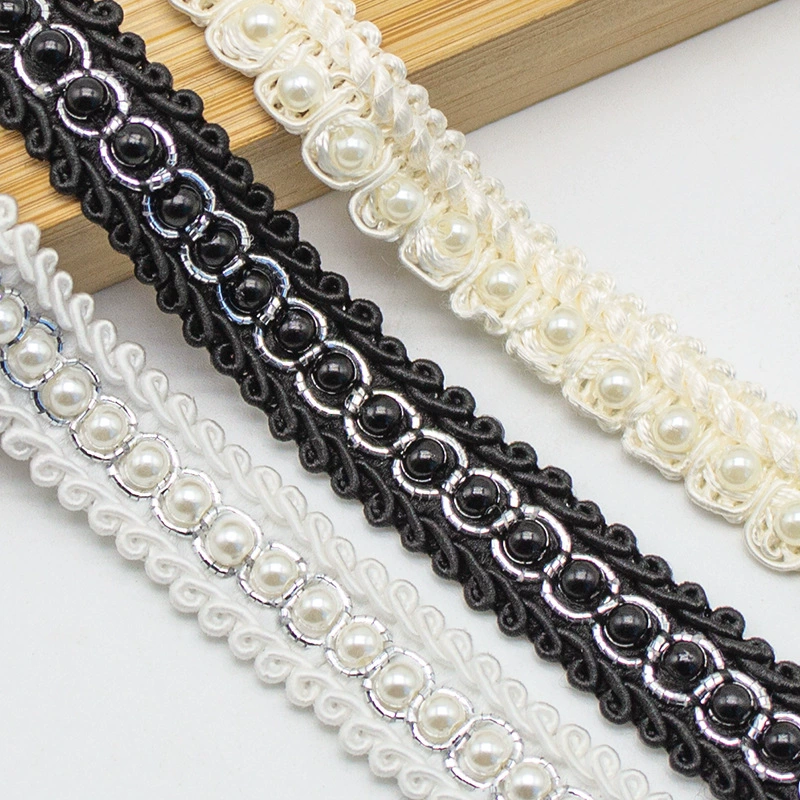 В НАЛИЧИИ ручной работы из бисера штрих-код Жемчужное Кружево одежда воротник рукав сумка край украшение дома аксессуары для рукоделия