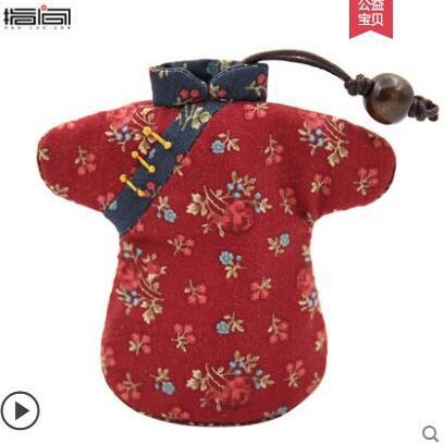 Bordado hecho a mano DIY bolsa de tela bolsa de material bolsa de patchwork cheongsam de producción creativa de suministro transfronterizo