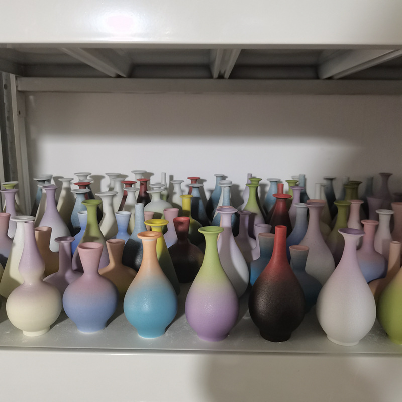 젖빛 그라디언트 작은 꽃병 1 (6-10cm 높은 판매 스타일 머리)