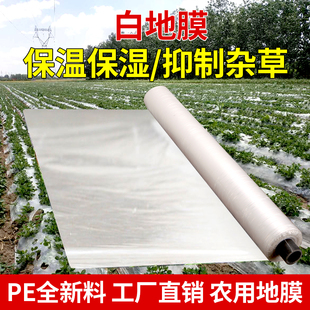 Ll White Mulch Film Agricultural White Film Insulation and Moisturizing Vegetable Greenhouse Orchard Planting Anti-Grass Cloth Film Engineering Plastic Thin