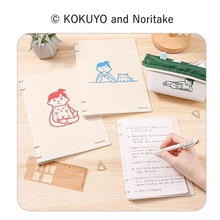 国誉kokuyo四孔活页本Noritake联名猫与女孩笔记本A5可拆卸B5活页