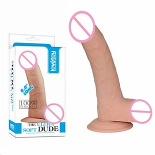 lovetoy THE ULTRA SOFT DUDE manual version female simulation sucker penis wholesale LV1085