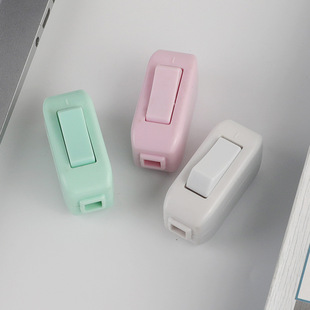 Manufacturers plastic color bedside switch rocker rocker switch domestic and foreign trade double hole bedside switch household